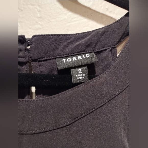 Torrid Black High Neck Tank Top - Women's Size 2X - Picture 3 of 3